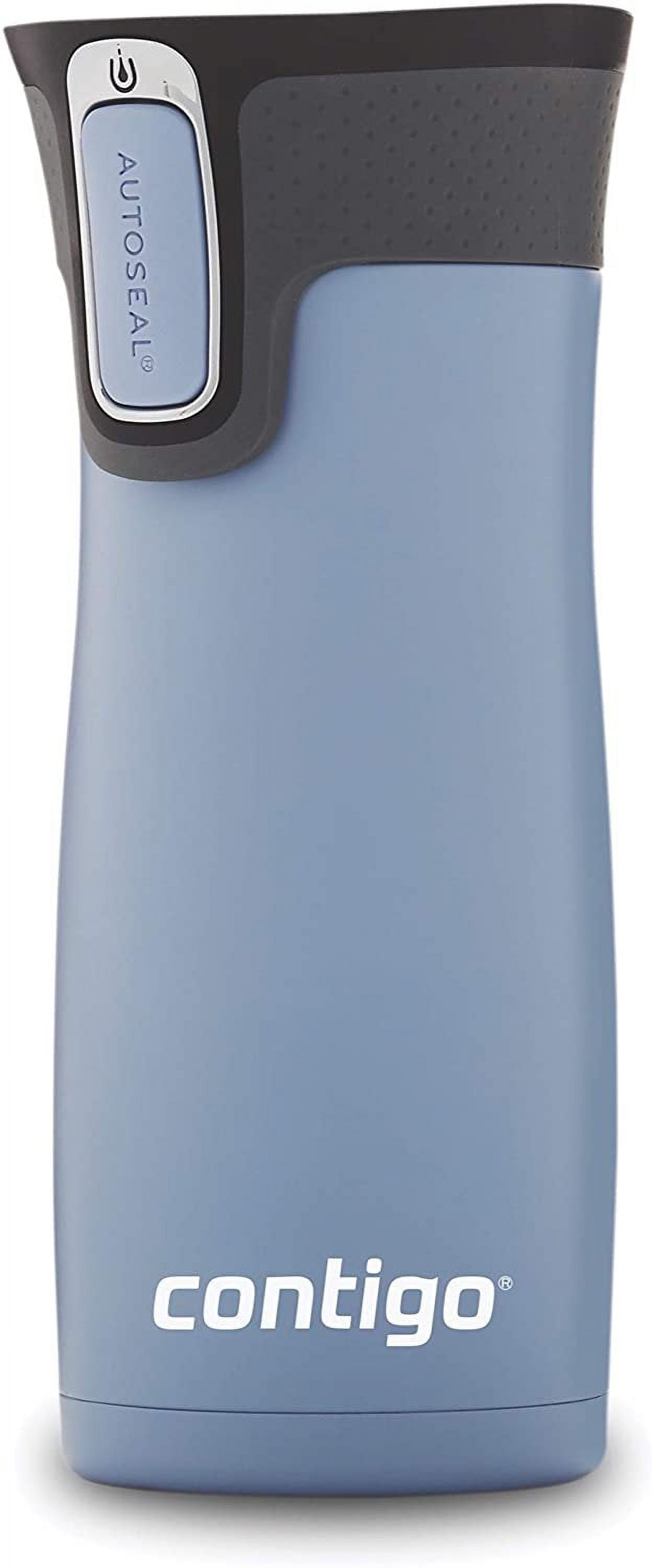 Contigo AUTOSEAL West Loop 2.0 Travel Mug, 16 oz., Stainless Steel with Black Button M98Z