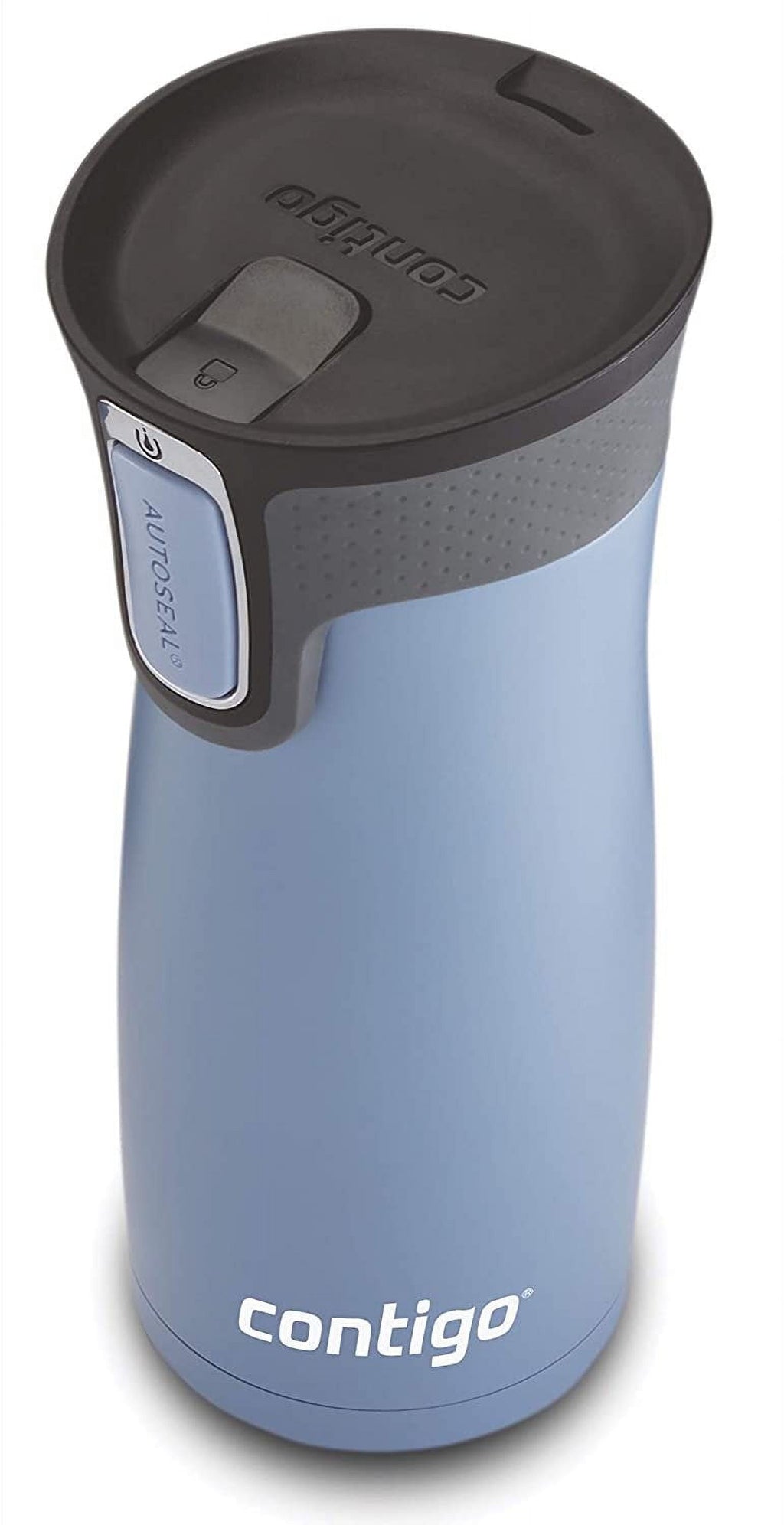Contigo AUTOSEAL West Loop 2.0 Travel Mug, 16 oz., Stainless Steel with Black Button M98Z