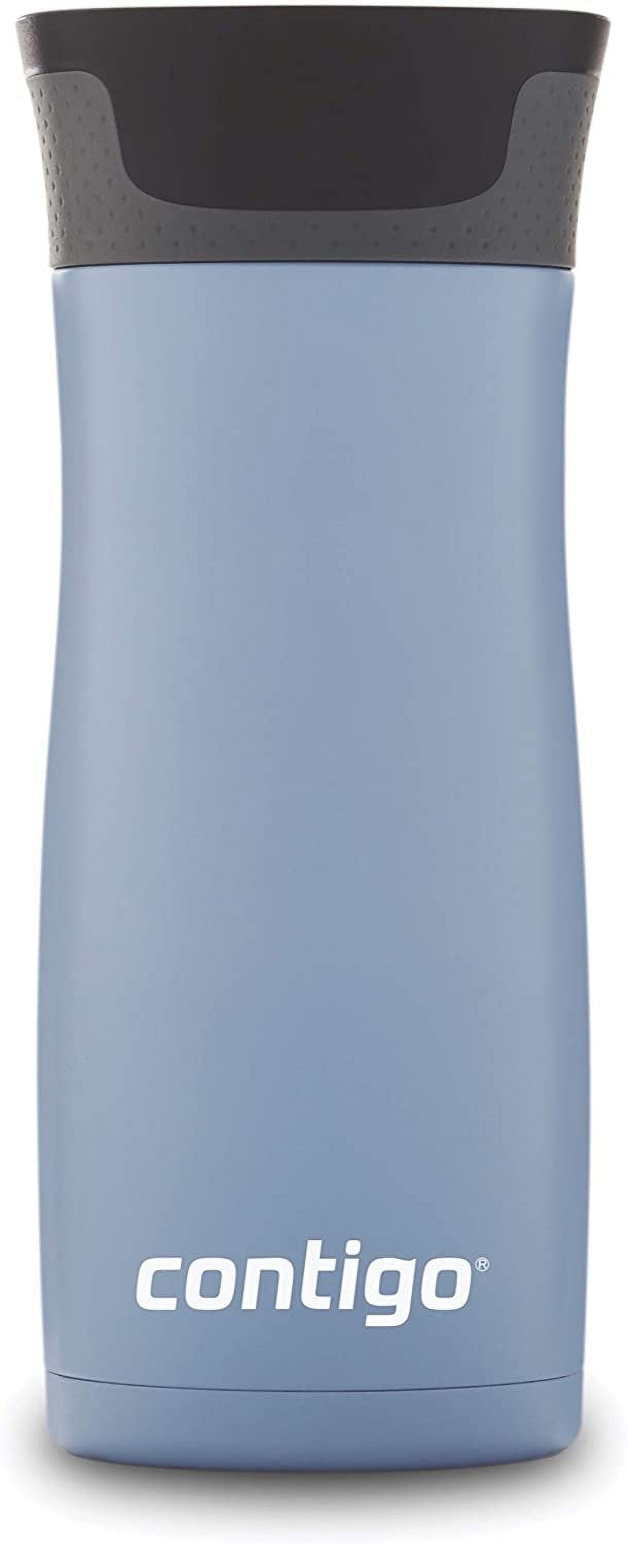 Contigo AUTOSEAL West Loop 2.0 Travel Mug, 16 oz., Stainless Steel with Black Button M98Z