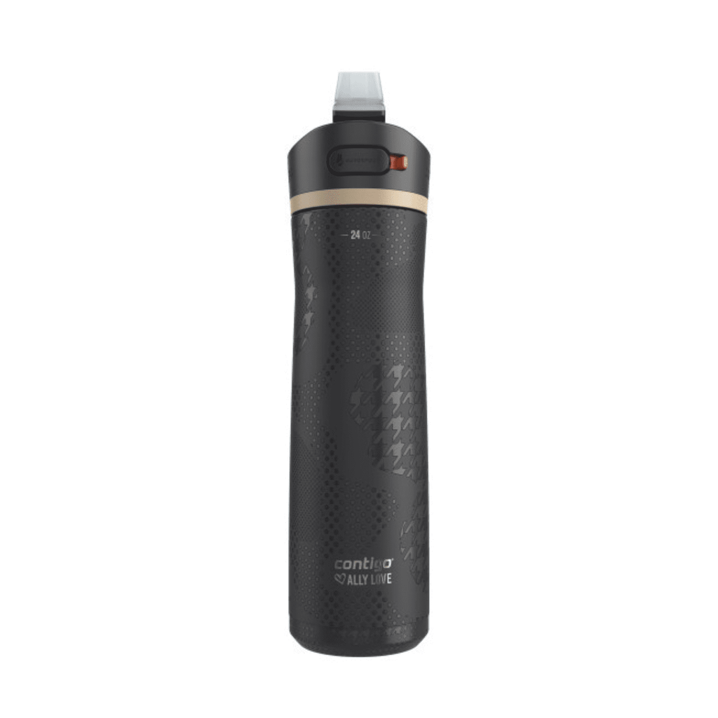 Contigo x Ally Love Ashland Chill 2.0 Stainless Steel Water Bottle with Autospout Lid, 24 oz, Oatmilk M92W
