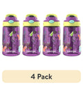 (4 pack) Contigo Kids Water Bottle with Redesigned AUTOSPOUT Straw, 14 oz, Grape Forest Haven M16S