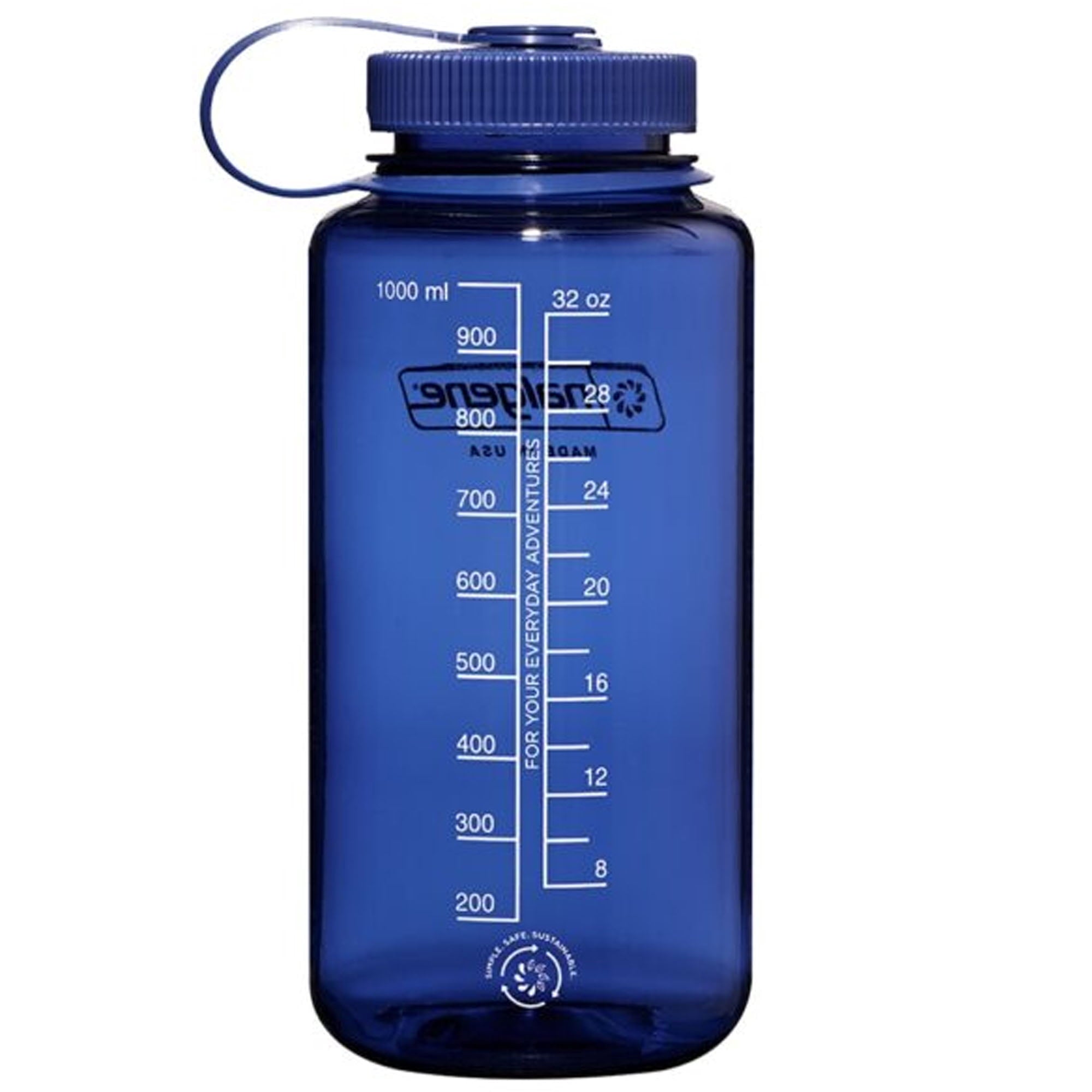 Nalgene Sustain 32 oz. Wide Mouth Water Bottle - Indigo M136B