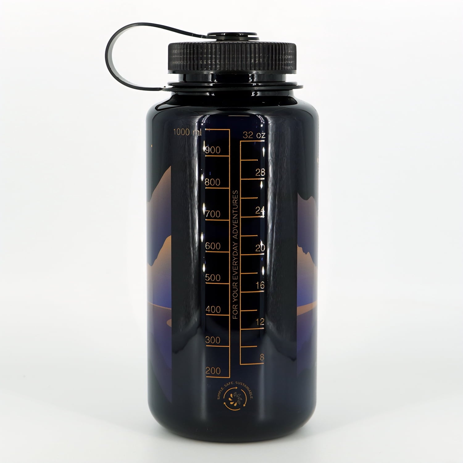 Nalgene Sustain 32 oz. Wide Mouth Water Bottle - Indigo M136B