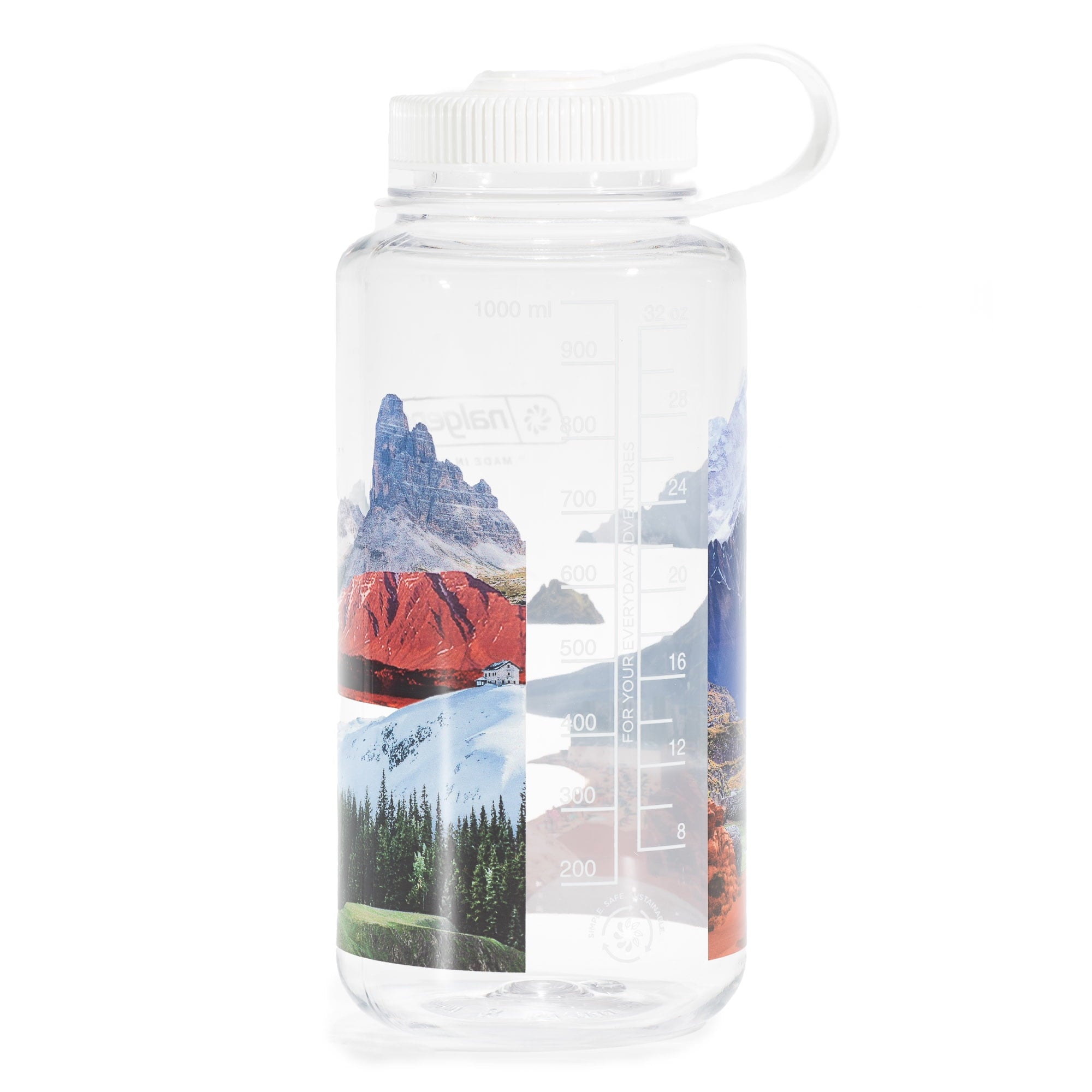 Nalgene Sustain 32 oz. Wide Mouth Water Bottle - Indigo M136B