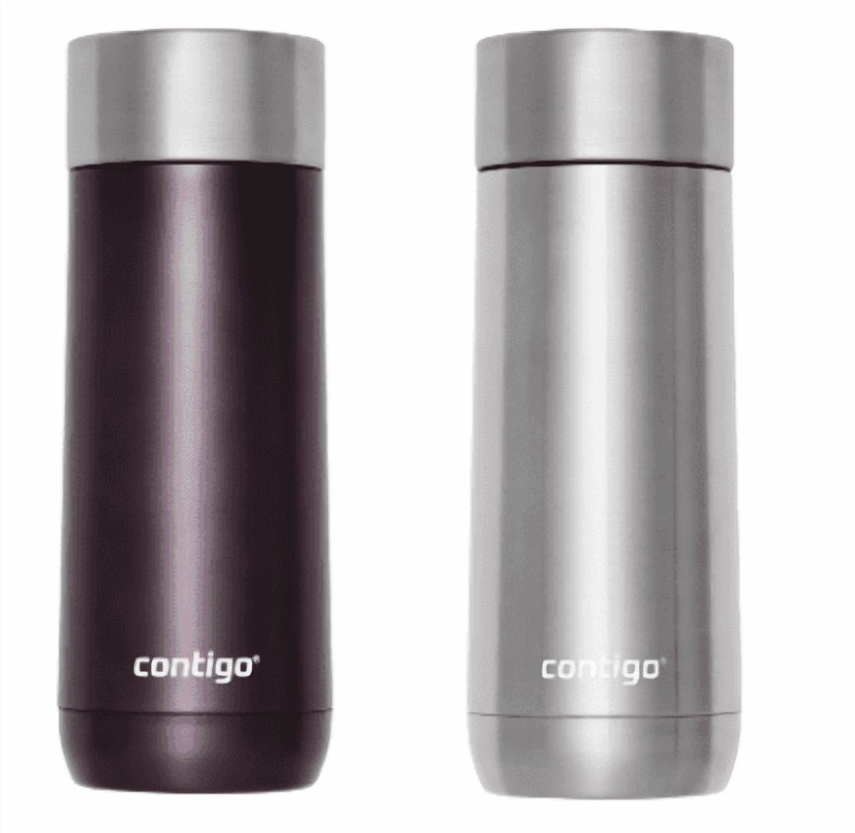 Contigo Luxe 14 oz. Travel Mug, 2 pk. - Dark Plum and Stainless Steel M42B