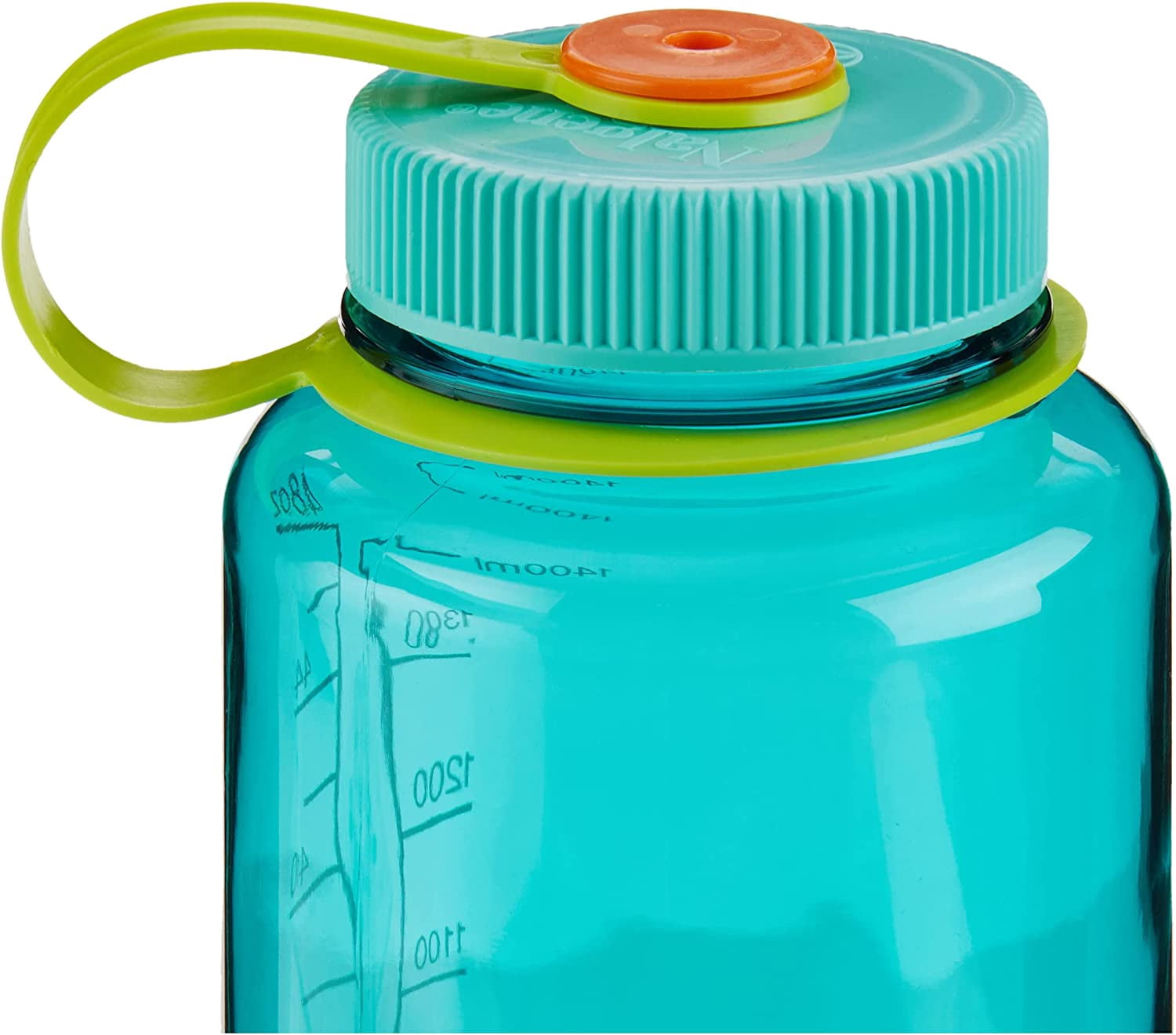 Nalgene Sustain Tritan BPA-Free Water Made with Material Derived from 50% Plastic Waste (using ISCC certified mass balance), 48 OZ, Wide Mouth, Cerulean M149D