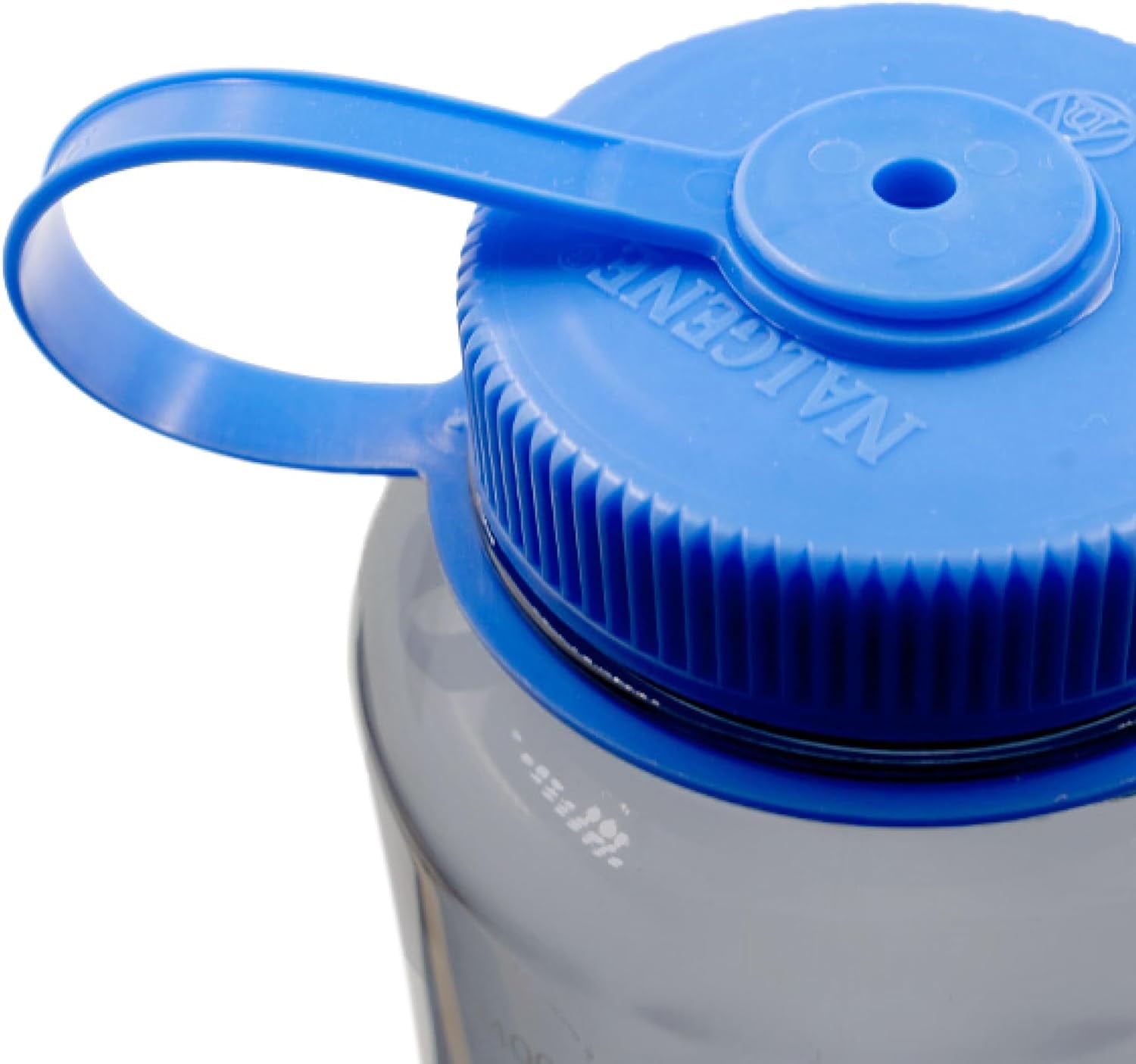 Nalgene Sustain Tritan BPA-Free Water Made with Material Derived from 50% Plastic Waste (using ISCC certified mass balance), 48 OZ, Wide Mouth, Cerulean M149D