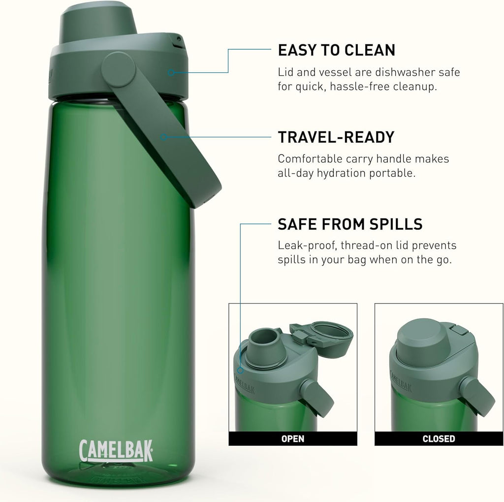 Camelbak Thrive Chug 25oz Water Bottle, Forest Green M343C
