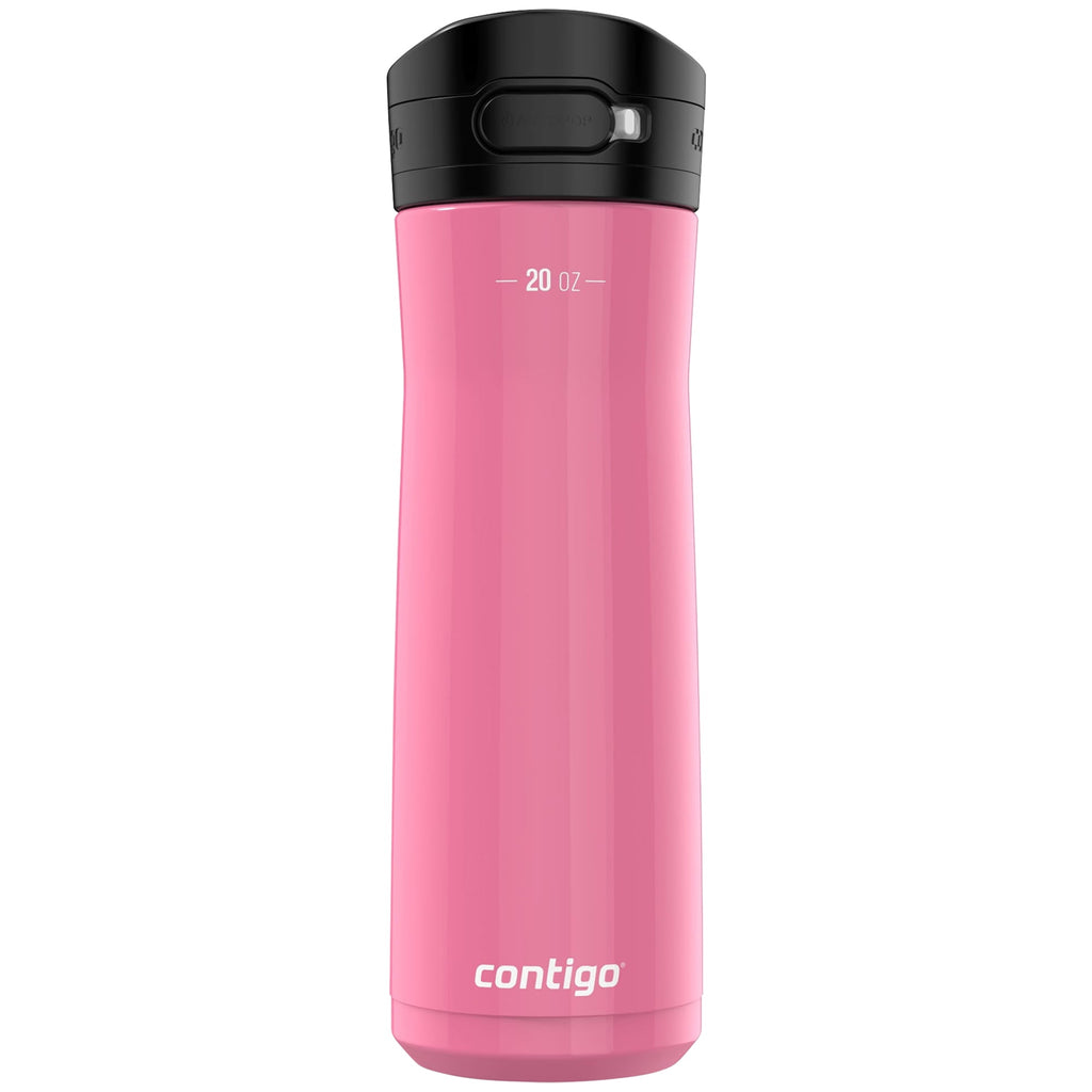 Contigo Jackson Chill 2.0 Stainless Steel Water Bottle with AUTOPOP Lid, 20 Ounces, Azalea M85W