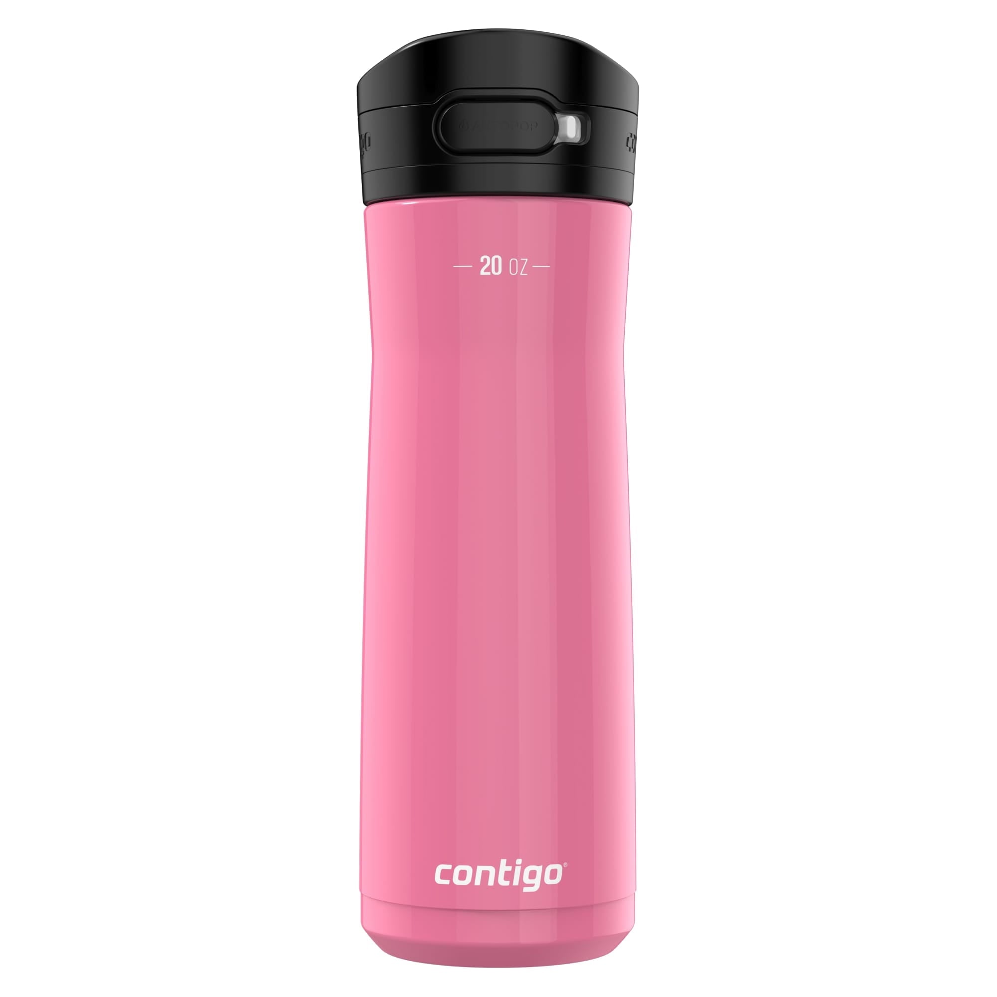 Contigo Jackson Chill 2.0 Stainless Steel Water Bottle with AUTOPOP Lid, 20 Ounces, Azalea M85W