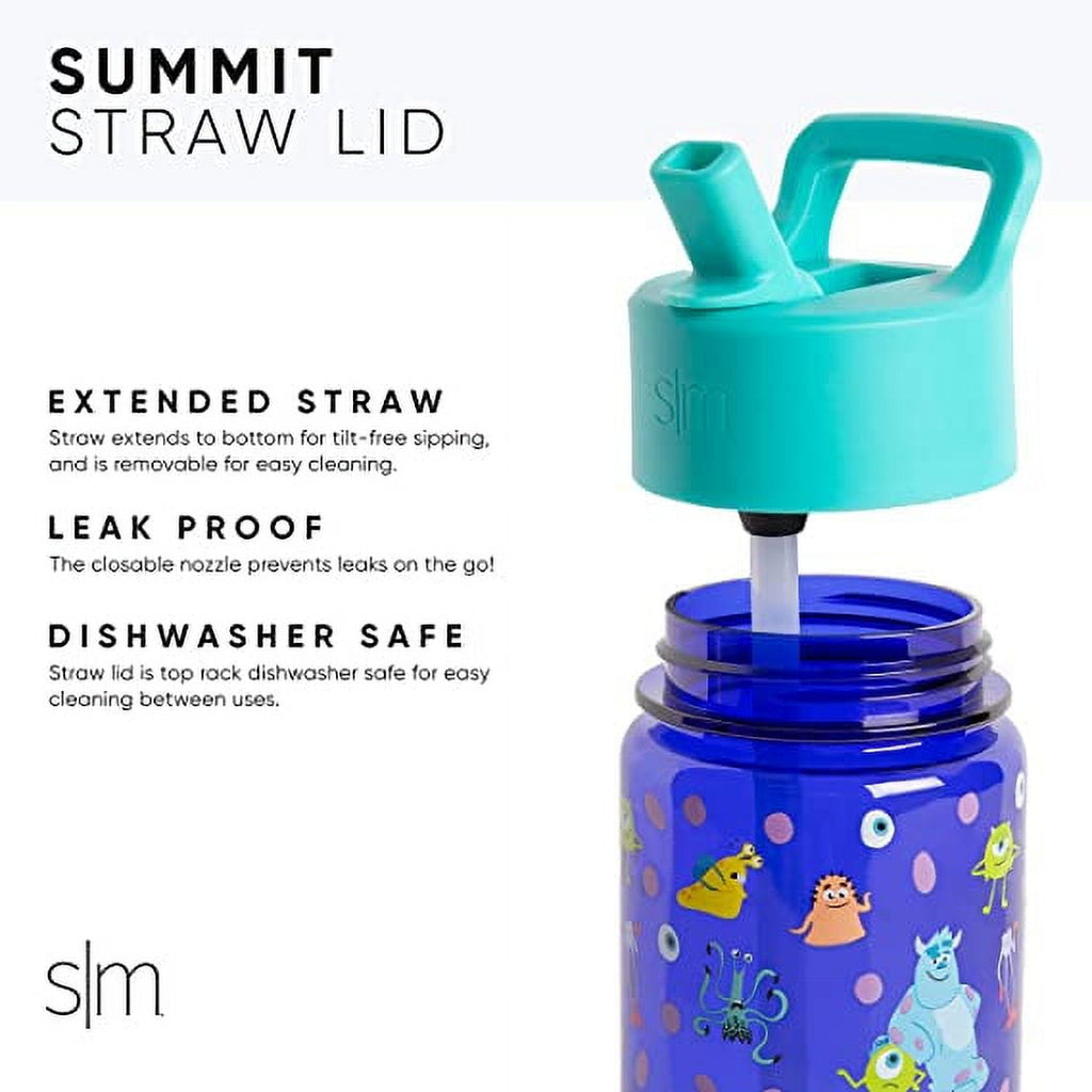 Simple Modern Summit Water Bottle Straw Lid Vacuum Insulated Stainless Steel Bottle | 14 fl oz M431L