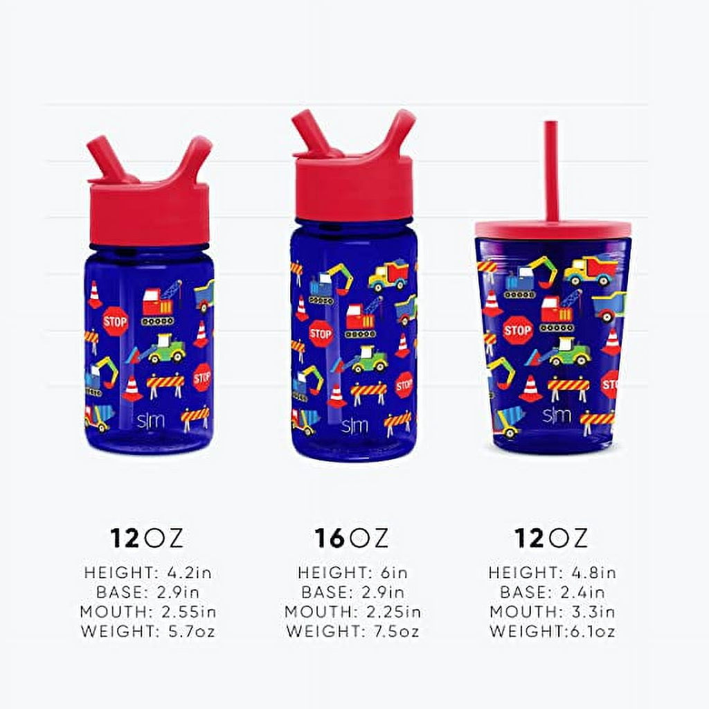 Simple Modern Summit Water Bottle Straw Lid Vacuum Insulated Stainless Steel Bottle | 14 fl oz M431L