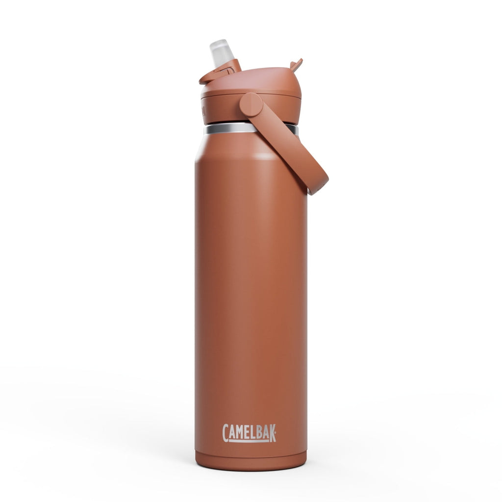 CamelBak Thrive™ Flip Straw Insulated Stainless Steel Water Bottle, 32oz, Sierra Red M377S
