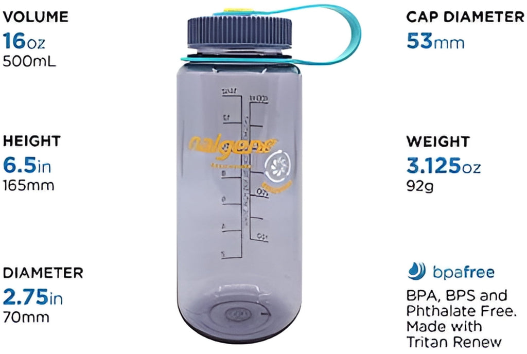 Nalgene 16oz Wide Mouth Sustain Bottle M139T