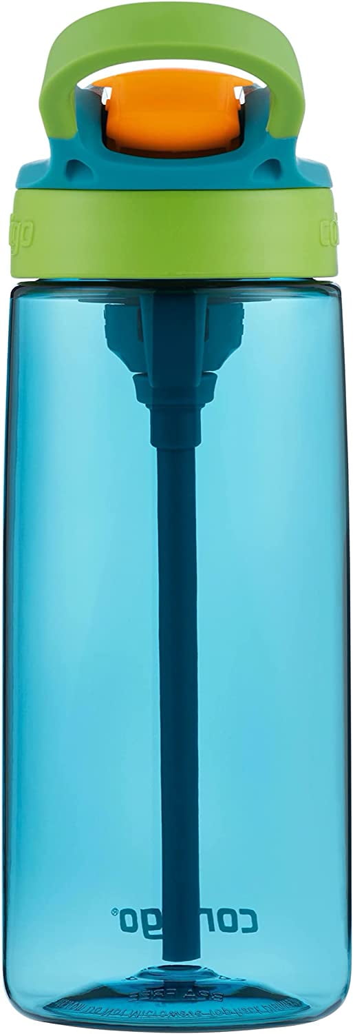 Contigo Kid's 20 oz. AutoSpout Straw Water Bottle - Juniper/Limelight M32J