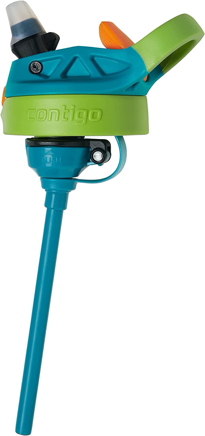 Contigo Kid's 20 oz. AutoSpout Straw Water Bottle - Juniper/Limelight M32J