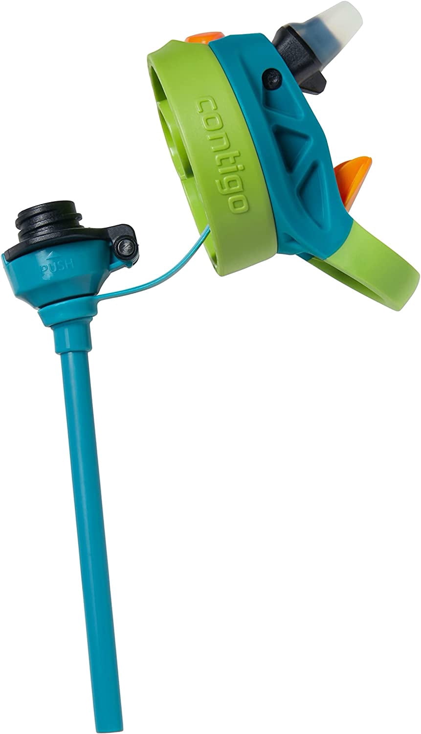 Contigo Kid's 20 oz. AutoSpout Straw Water Bottle - Juniper/Limelight M32J