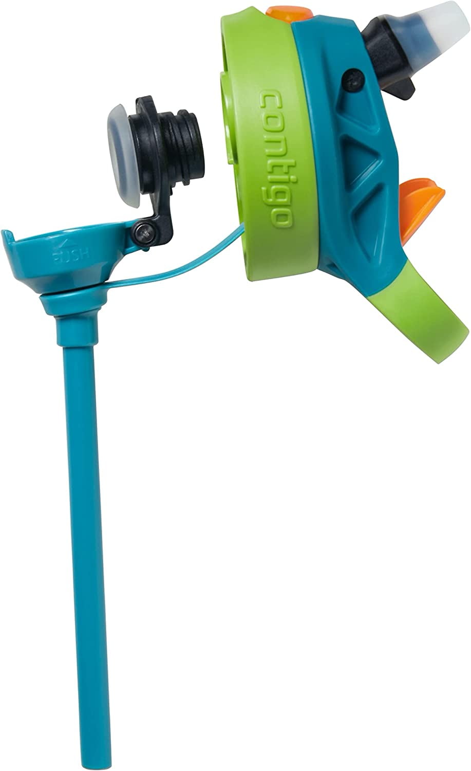 Contigo Kid's 20 oz. AutoSpout Straw Water Bottle - Juniper/Limelight M32J