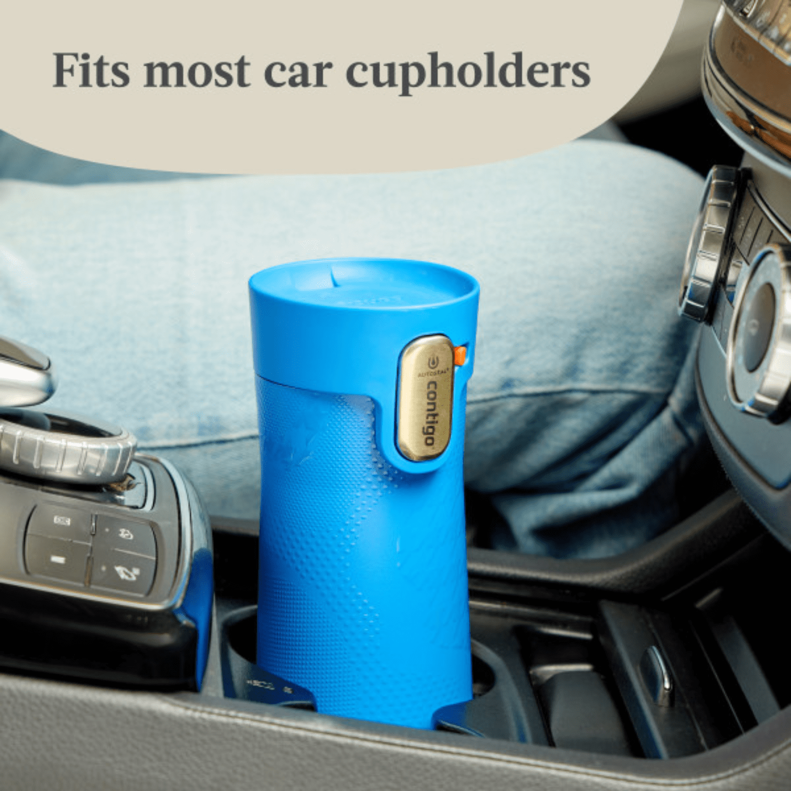 Contigo x Ally Love Autoseal West Loop Vacuum-Insulated Stainless Steel Travel Mug with Easy-Clean Lid, 16 oz, Stellar Jay M28H