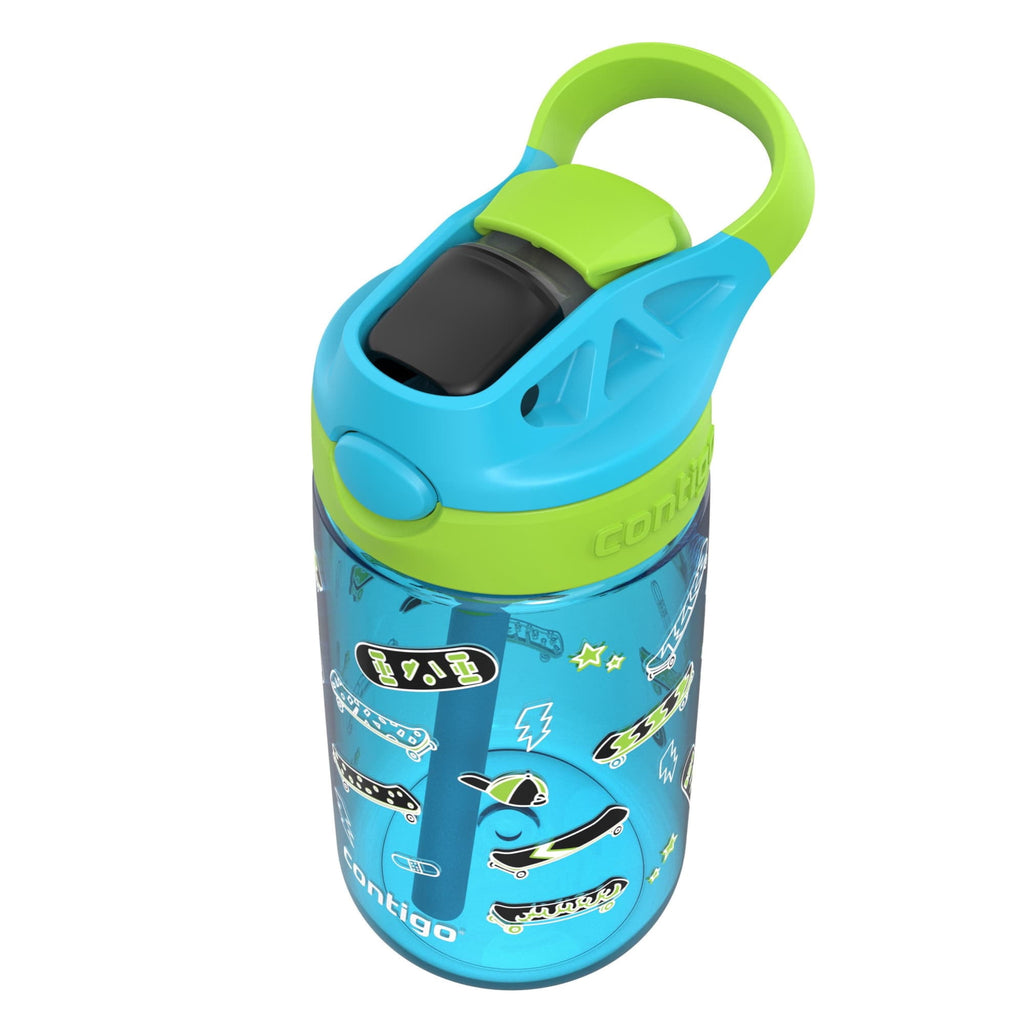 Contigo Aubrey Leak-Proof Spill-Proof Water Bottle, Blue, 14 oz. M04H