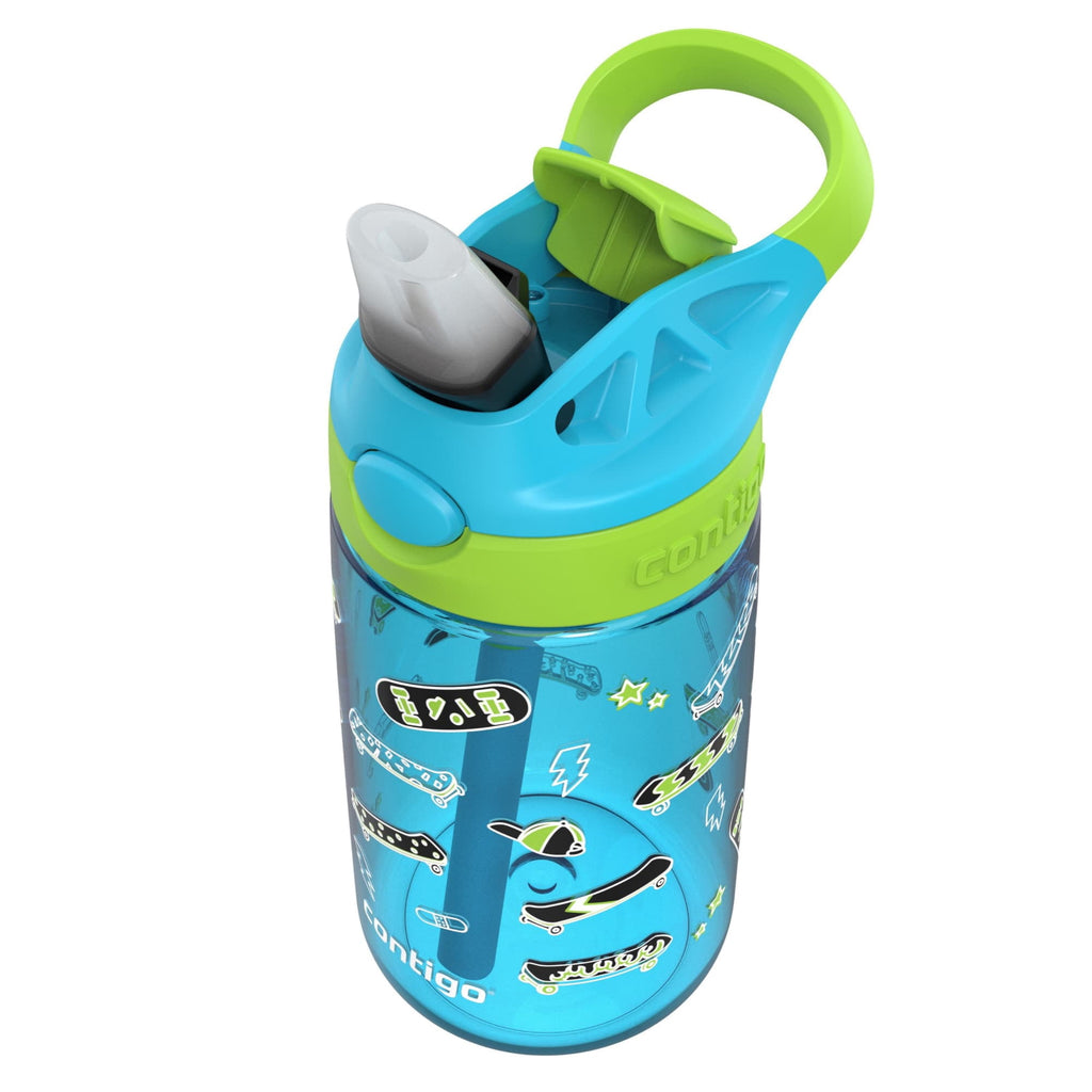 Contigo Aubrey Leak-Proof Spill-Proof Water Bottle, Blue, 14 oz. M04H