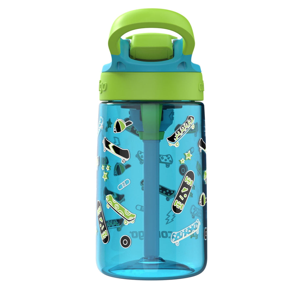 Contigo Aubrey Leak-Proof Spill-Proof Water Bottle, Blue, 14 oz. M04H
