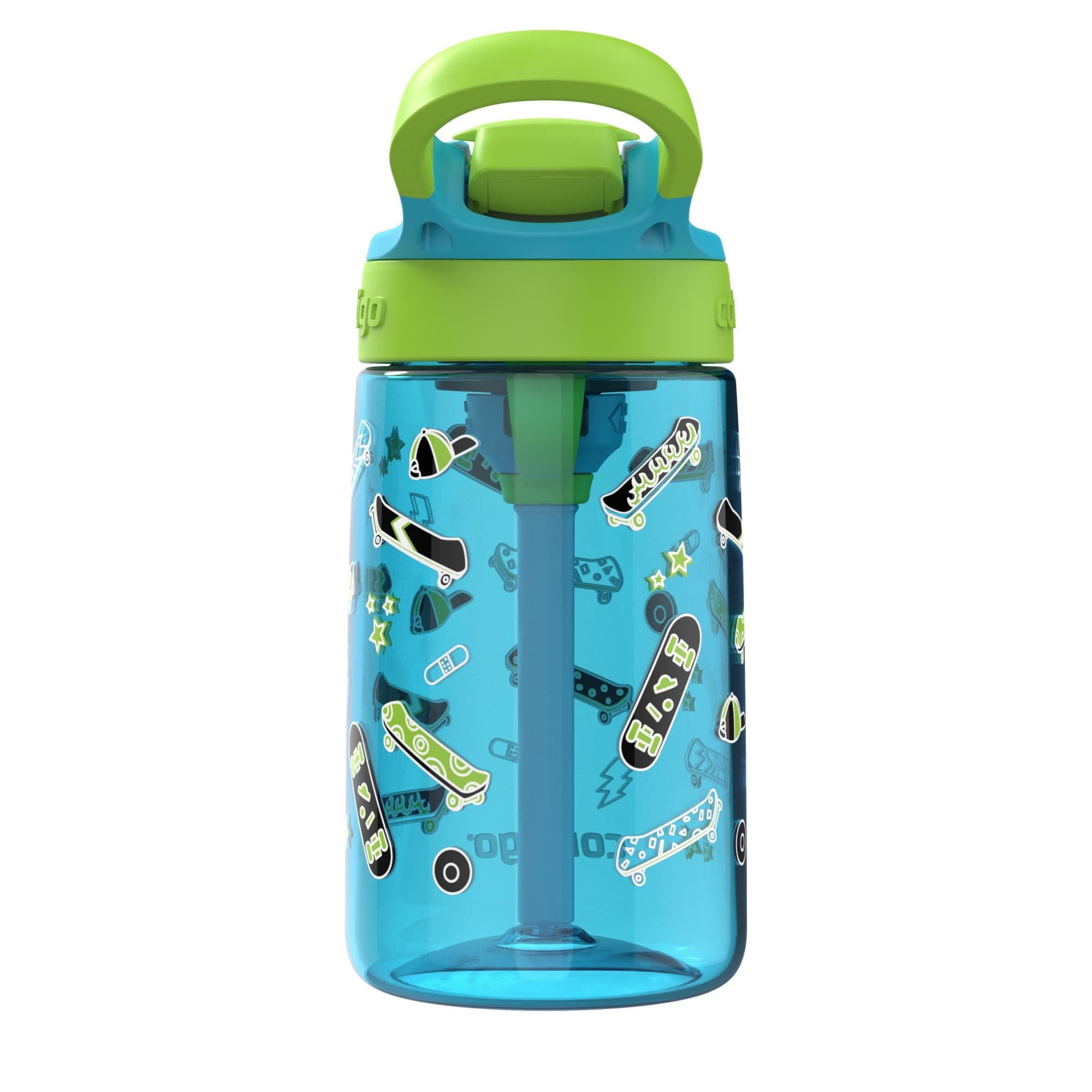 Contigo Aubrey Leak-Proof Spill-Proof Water Bottle, Blue, 14 oz. M04H