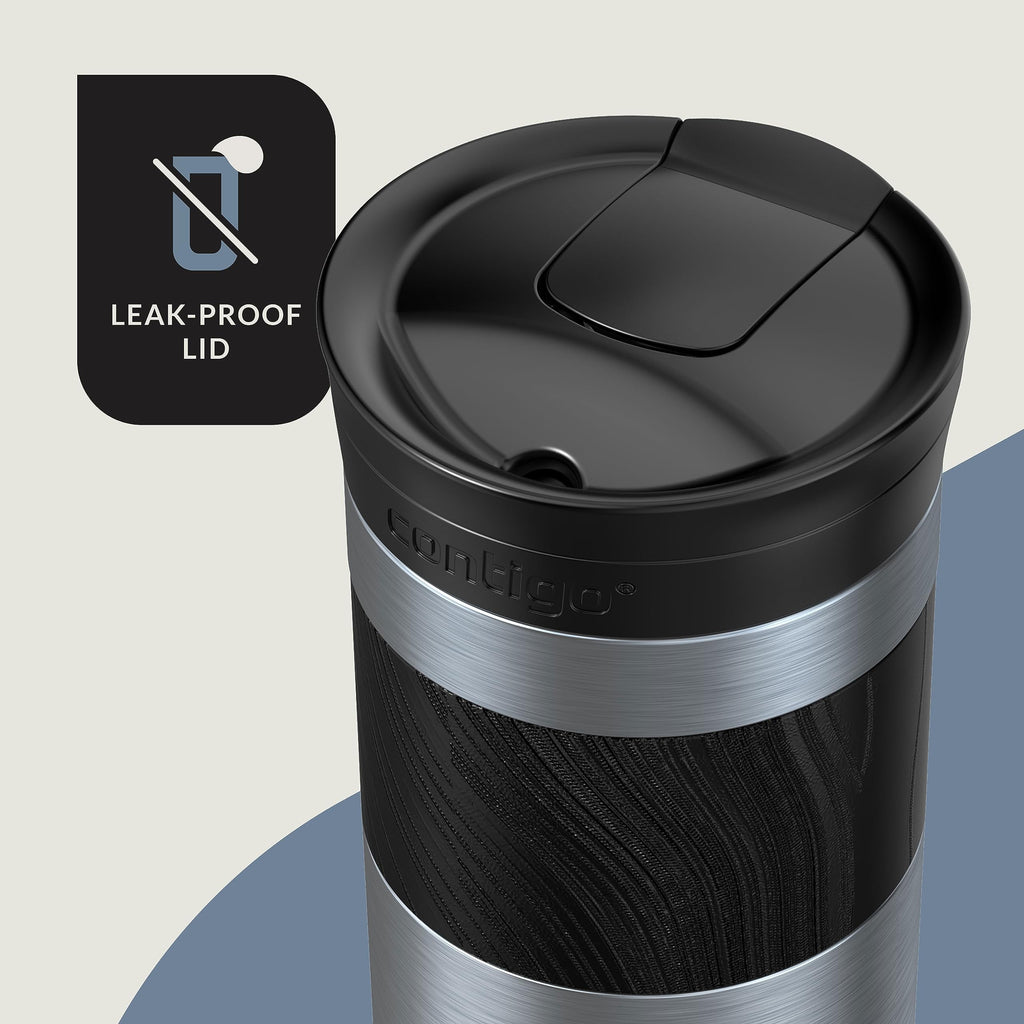 Contigo Byron 2.0 Stainless Steel Travel Mug with SNAPSEAL Lid and Grip, 16oz. M50V