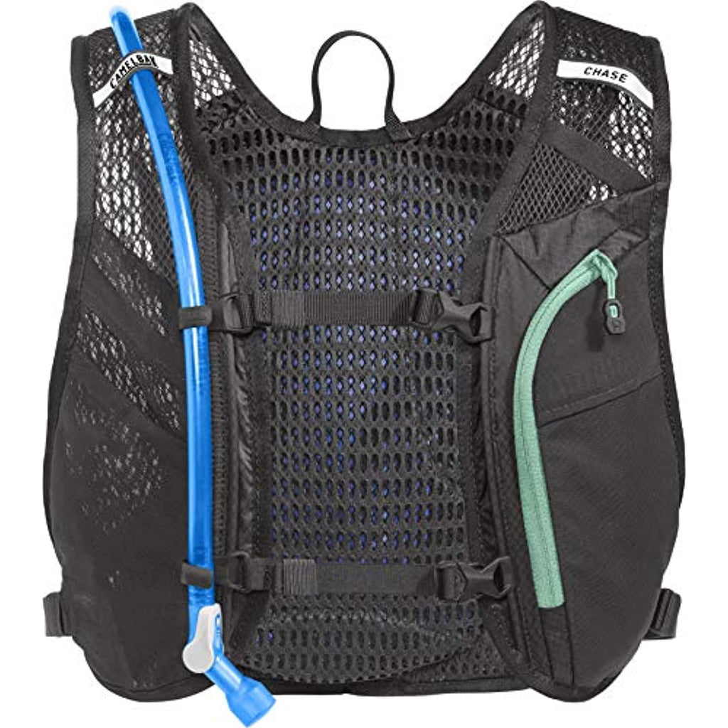 CamelBak Women's Chase Bike Vest 50oz - Hydration Vest - Easy Access Pockets, Black/Mint M265Z