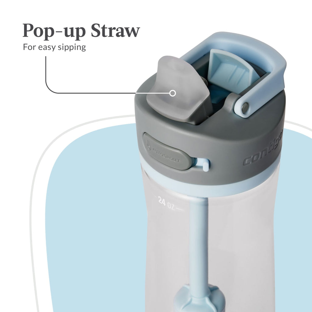 Contigo 24 oz. Wells Plastic Filter Water Bottle - Salt M18P