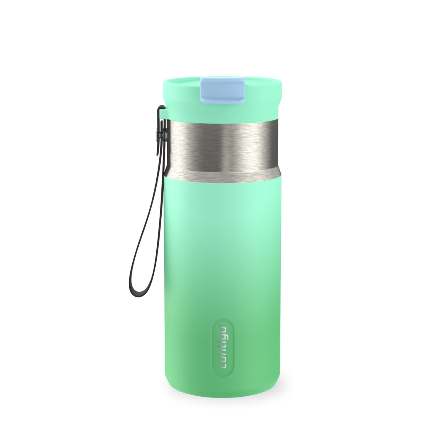 Contigo DualSip 16 oz Compact Leakproof Insulated Water Bottle with 2-Way Lid M49B