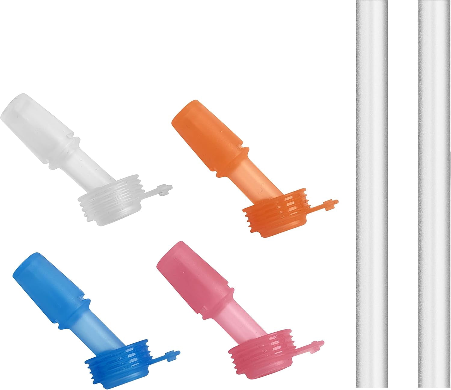 CamelBak eddy+ Kids 4-pack, Bite Valve &amp; Straws, Multi Color M333S