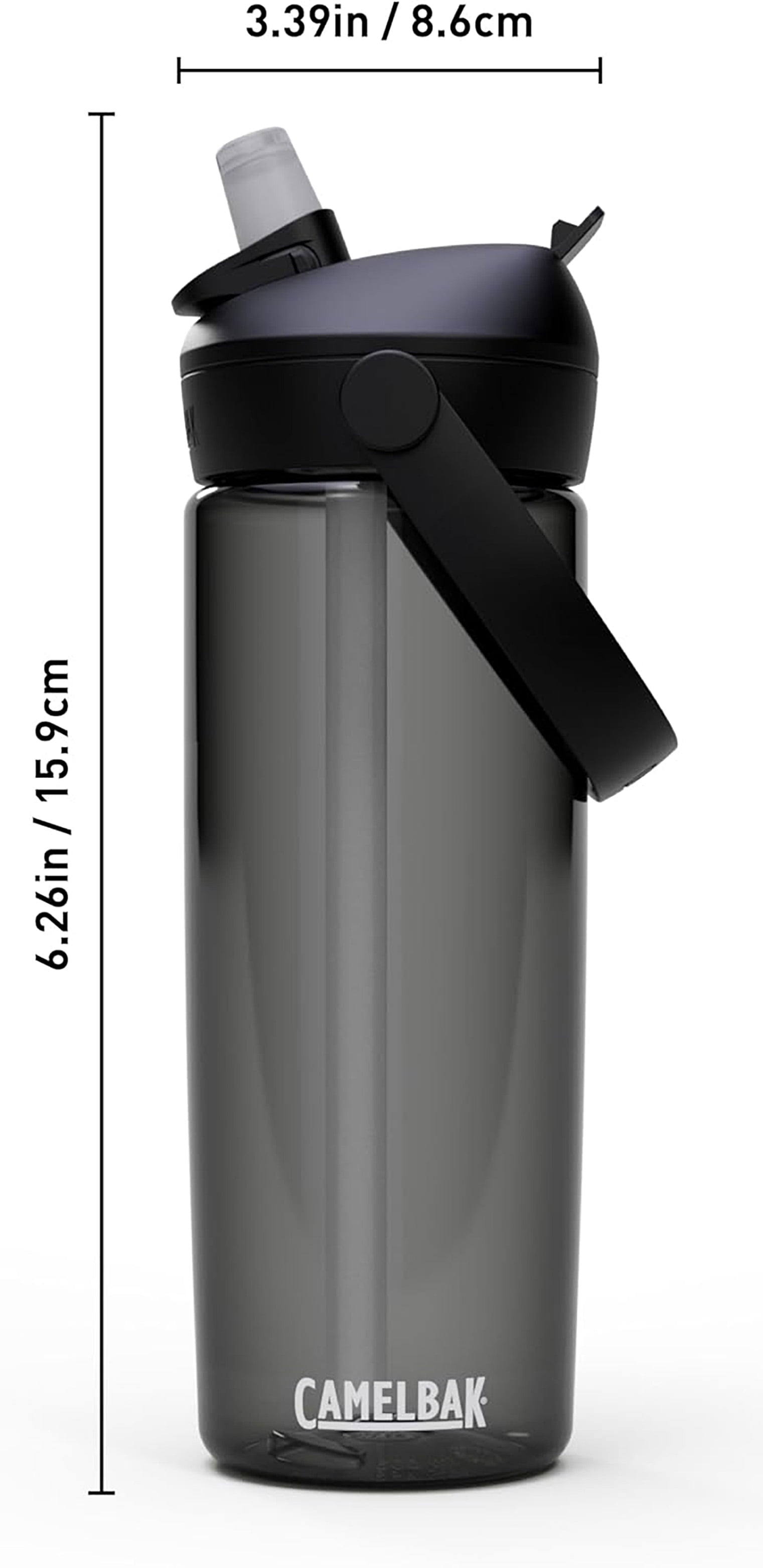 Camelbak Thrive Flip Straw 20oz Water Bottle, Charcoal M234K