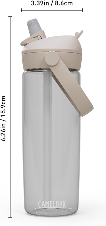 Camelbak Thrive Flip Straw 20oz Water Bottle, Charcoal M234K
