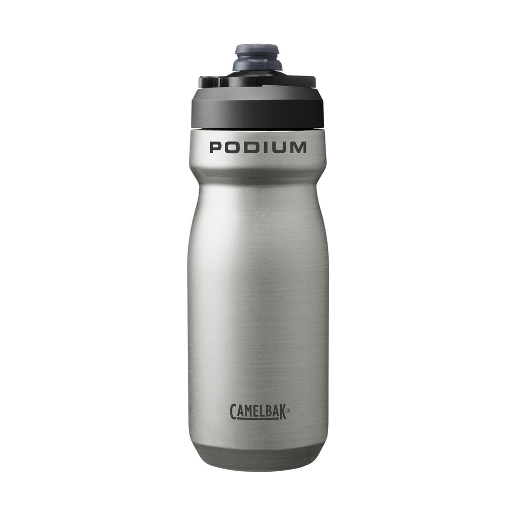 CamelBak Podium 18oz Insulated Stainless Steel Bike Water Bottle, Stainless M365E