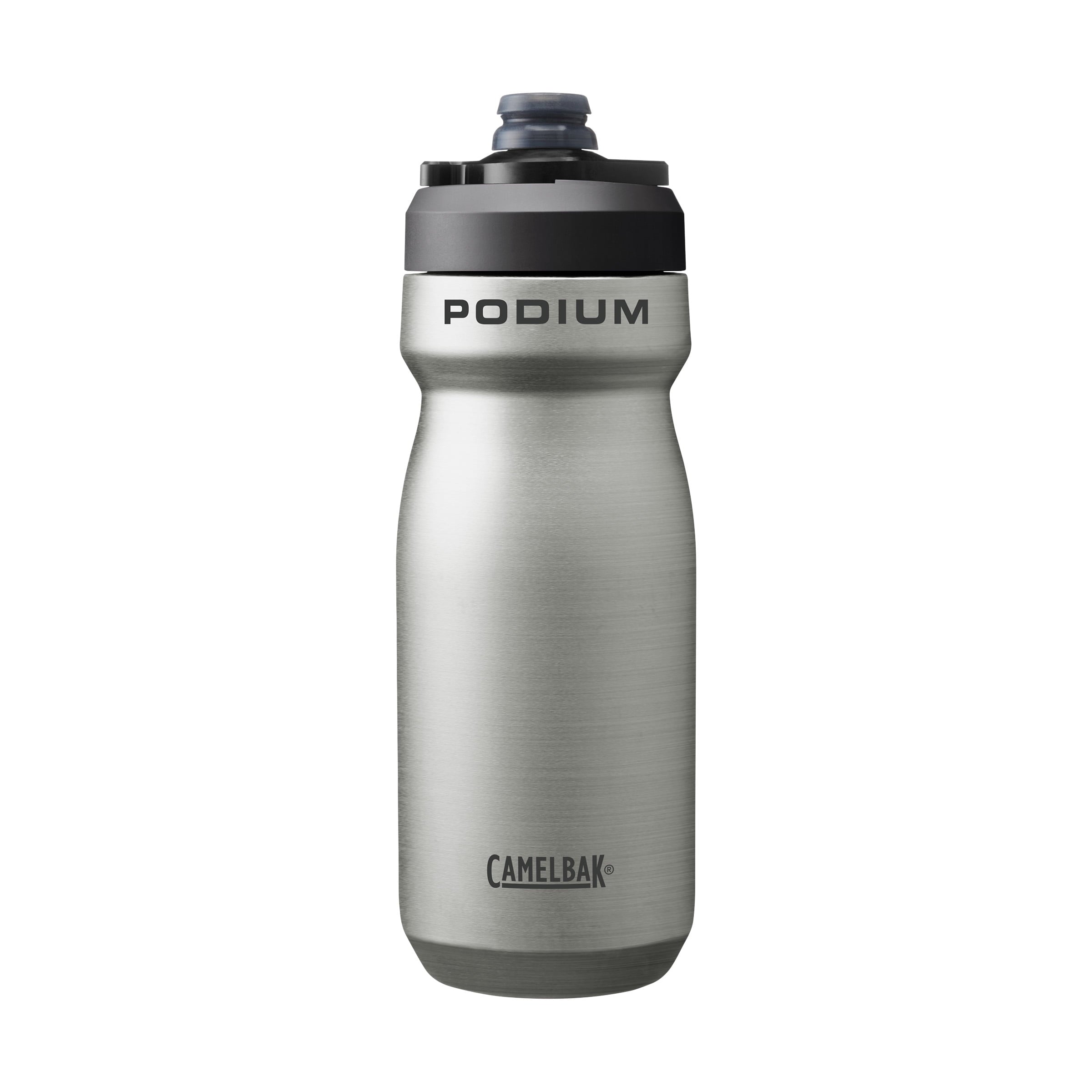 CamelBak Podium 18oz Insulated Stainless Steel Bike Water Bottle, Stainless M365E
