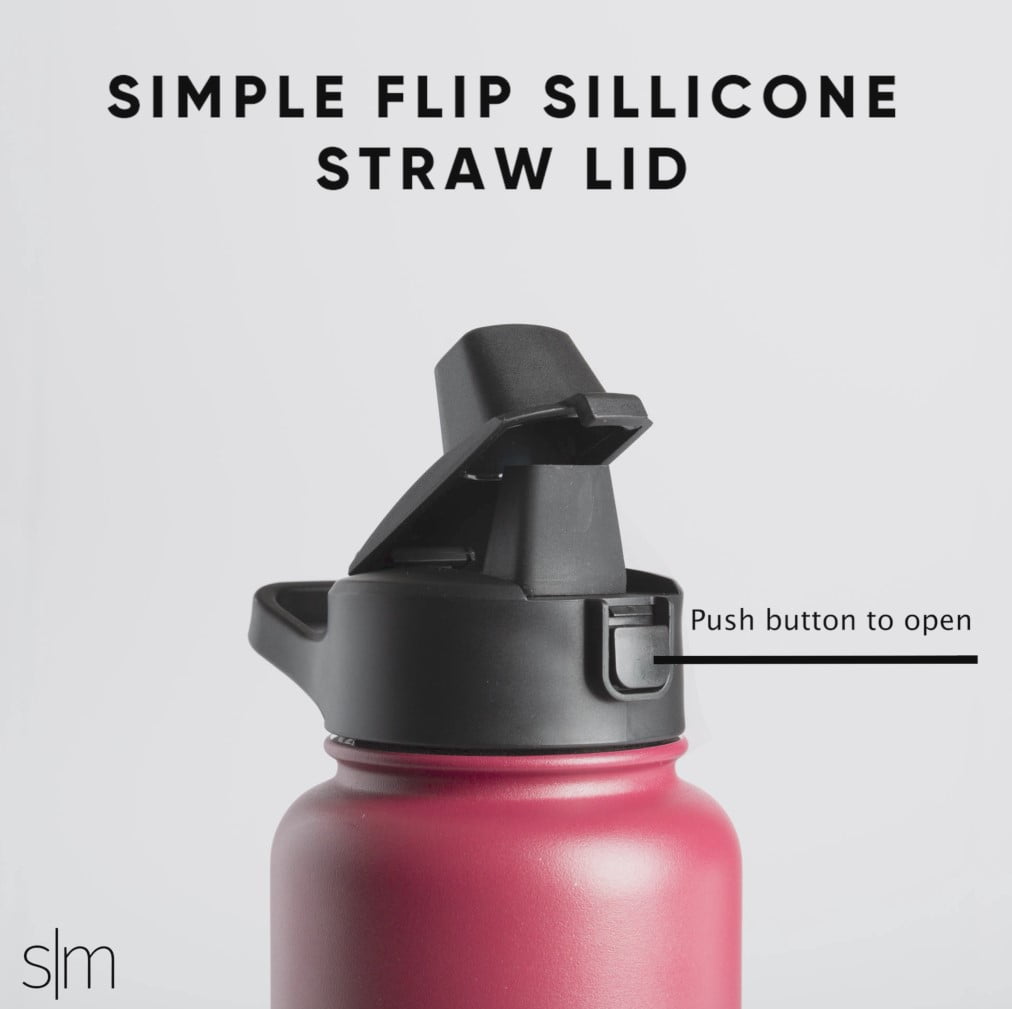 Simple Modern 64 Fluid Ounces Plastic Summit Water Bottle with Straw Lid - Malibu M415J