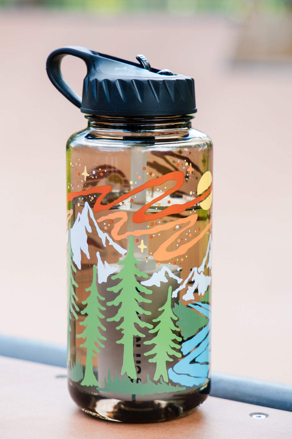 Epic Water Filters Nalgene OG Sustain Tritan USA Made Water Bottle and 75 Gallon Filter - Removes 99.99% of Water Impurities, 32oz, Atomic Child Special Edition M162G