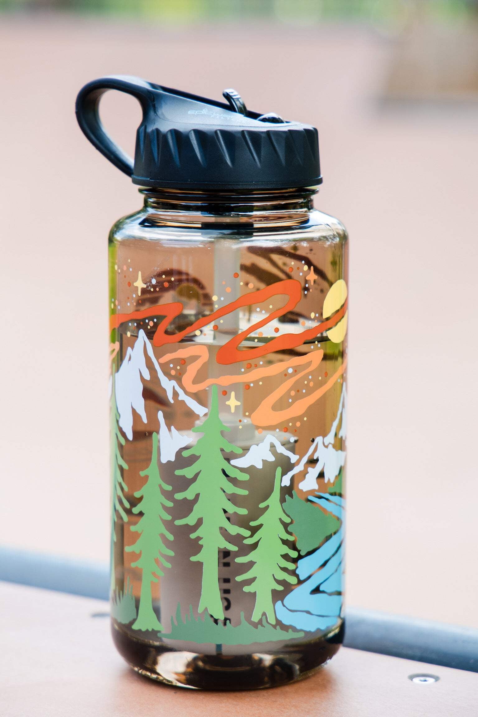 Epic Water Filters Nalgene OG Sustain Tritan USA Made Water Bottle and 75 Gallon Filter - Removes 99.99% of Water Impurities, 32oz, Atomic Child Special Edition M162G