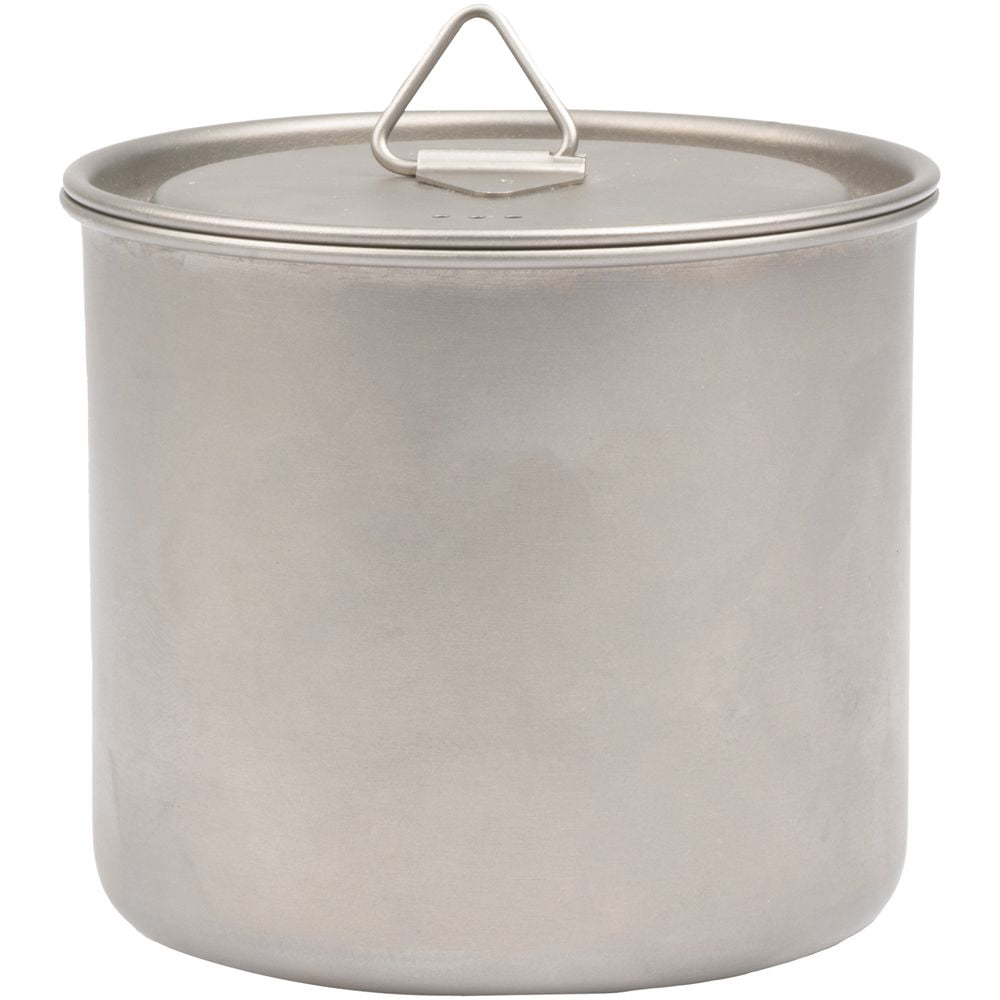 Olicamp Titanium Space Saver Mug with Lid, Nests Nalgene Bottle Inside, Lightweight and Compact, Perfect for Camping and Backpacking, 550mL M194X