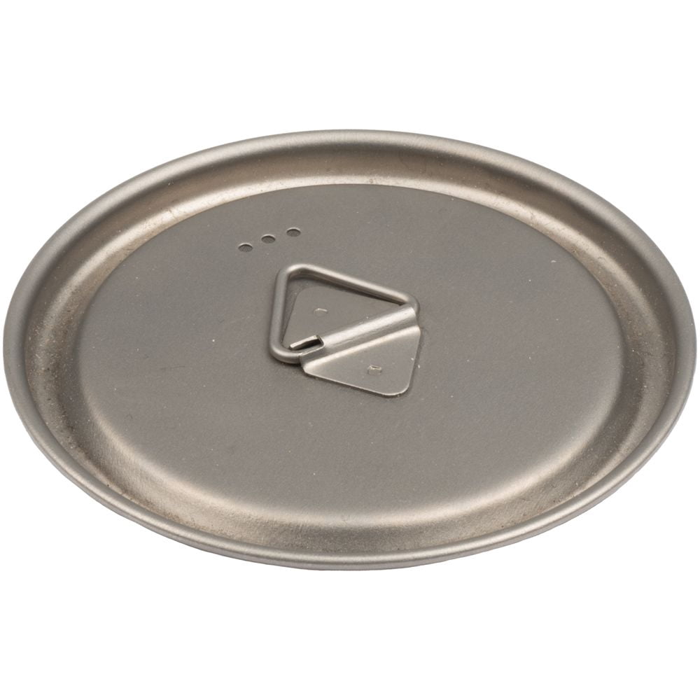 Olicamp Titanium Space Saver Mug with Lid, Nests Nalgene Bottle Inside, Lightweight and Compact, Perfect for Camping and Backpacking, 550mL M194X