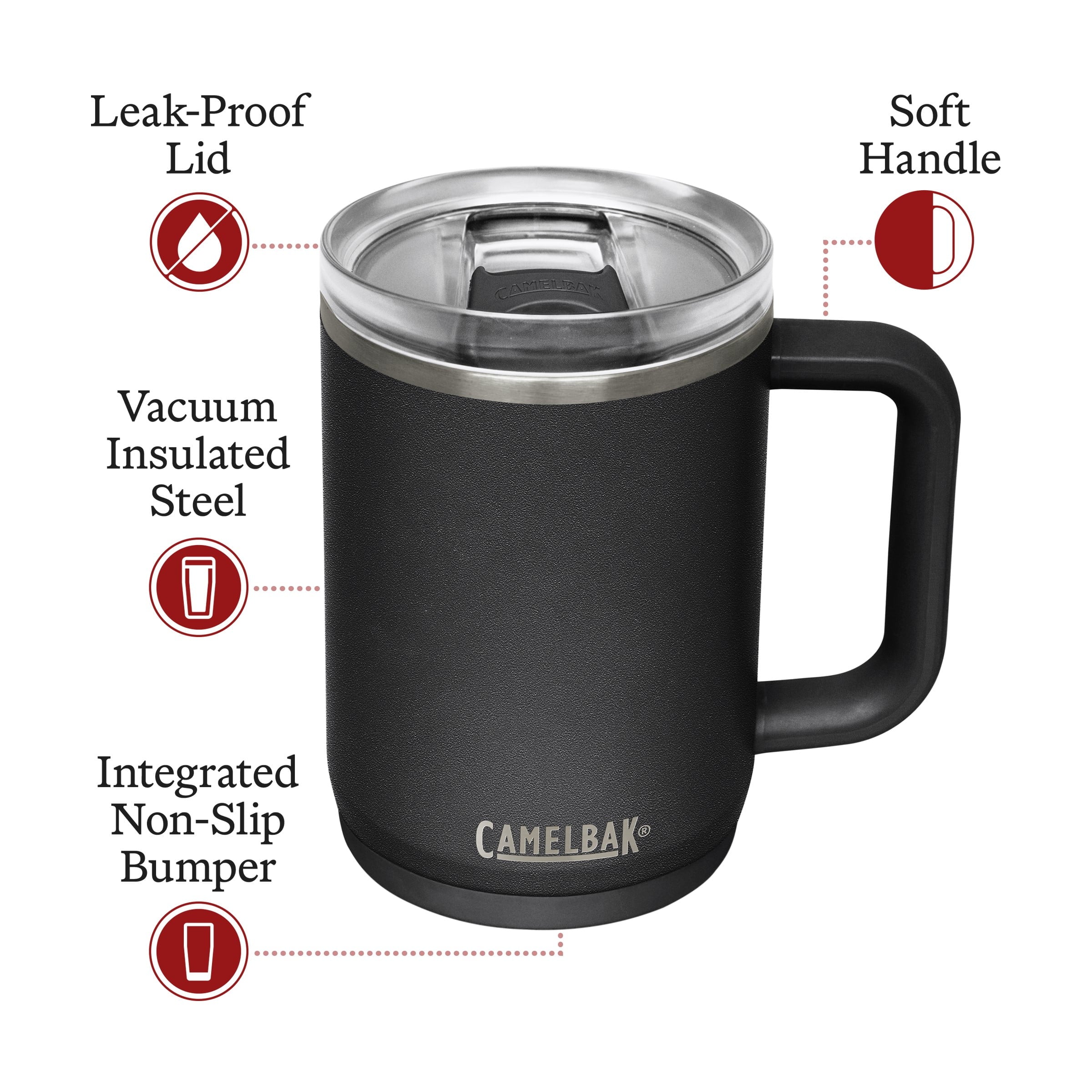 CamelBak Thrive™ Insulated Stainless Steel Mug 16oz, Black M325E