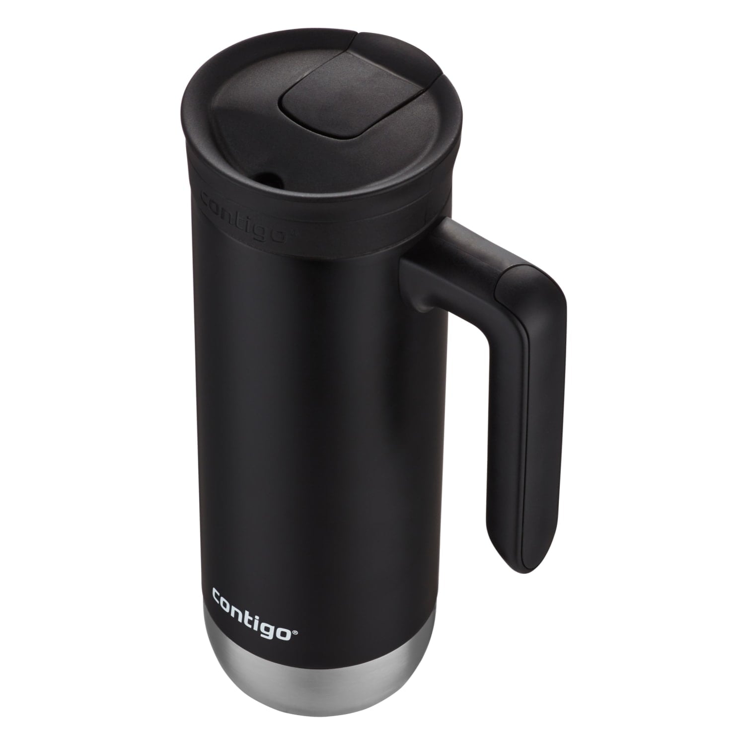 Contigo Huron 2.0 Stainless Steel Travel Mug with SNAPSEAL Lid and Handle in Black, 20 fl oz. M05E