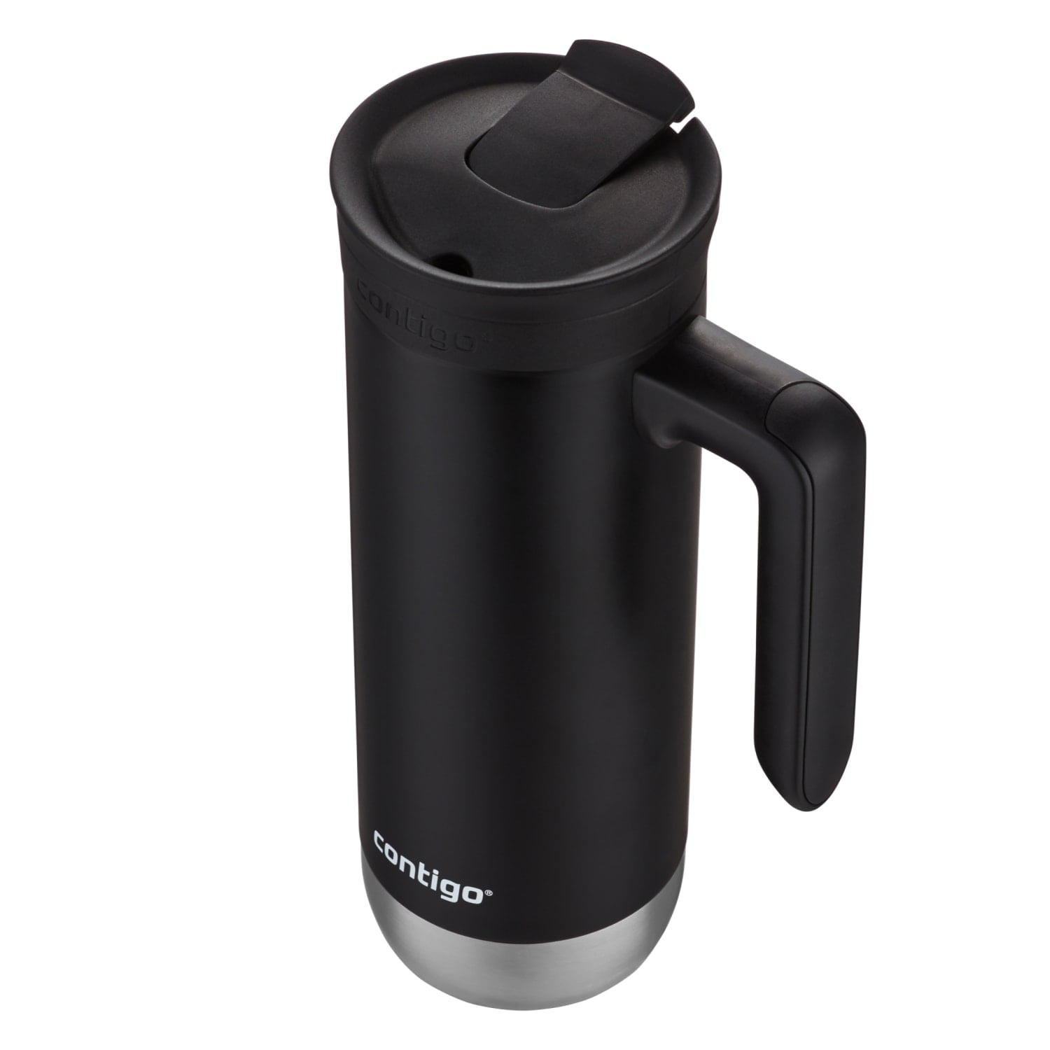 Contigo Huron 2.0 Stainless Steel Travel Mug with SNAPSEAL Lid and Handle in Black, 20 fl oz. M05E