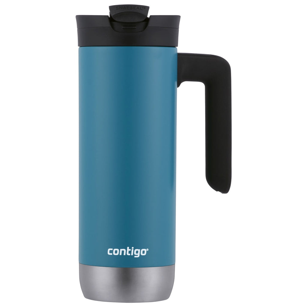 Contigo Huron 2.0 Stainless Steel Travel Mug with SNAPSEAL Lid and Handle in Black, 20 fl oz. M05E