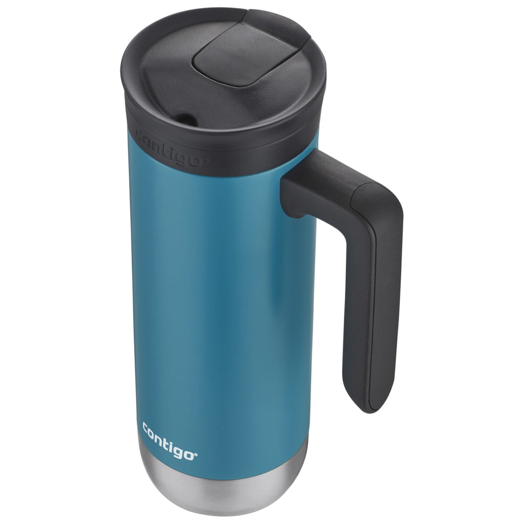 Contigo Huron 2.0 Stainless Steel Travel Mug with SNAPSEAL Lid and Handle in Black, 20 fl oz. M05E
