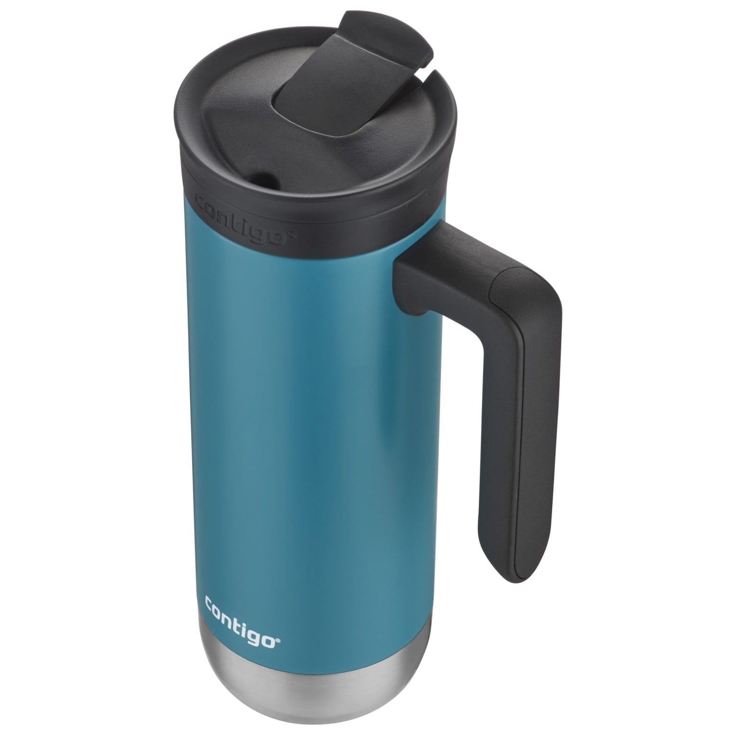 Contigo Huron 2.0 Stainless Steel Travel Mug with SNAPSEAL Lid and Handle in Black, 20 fl oz. M05E