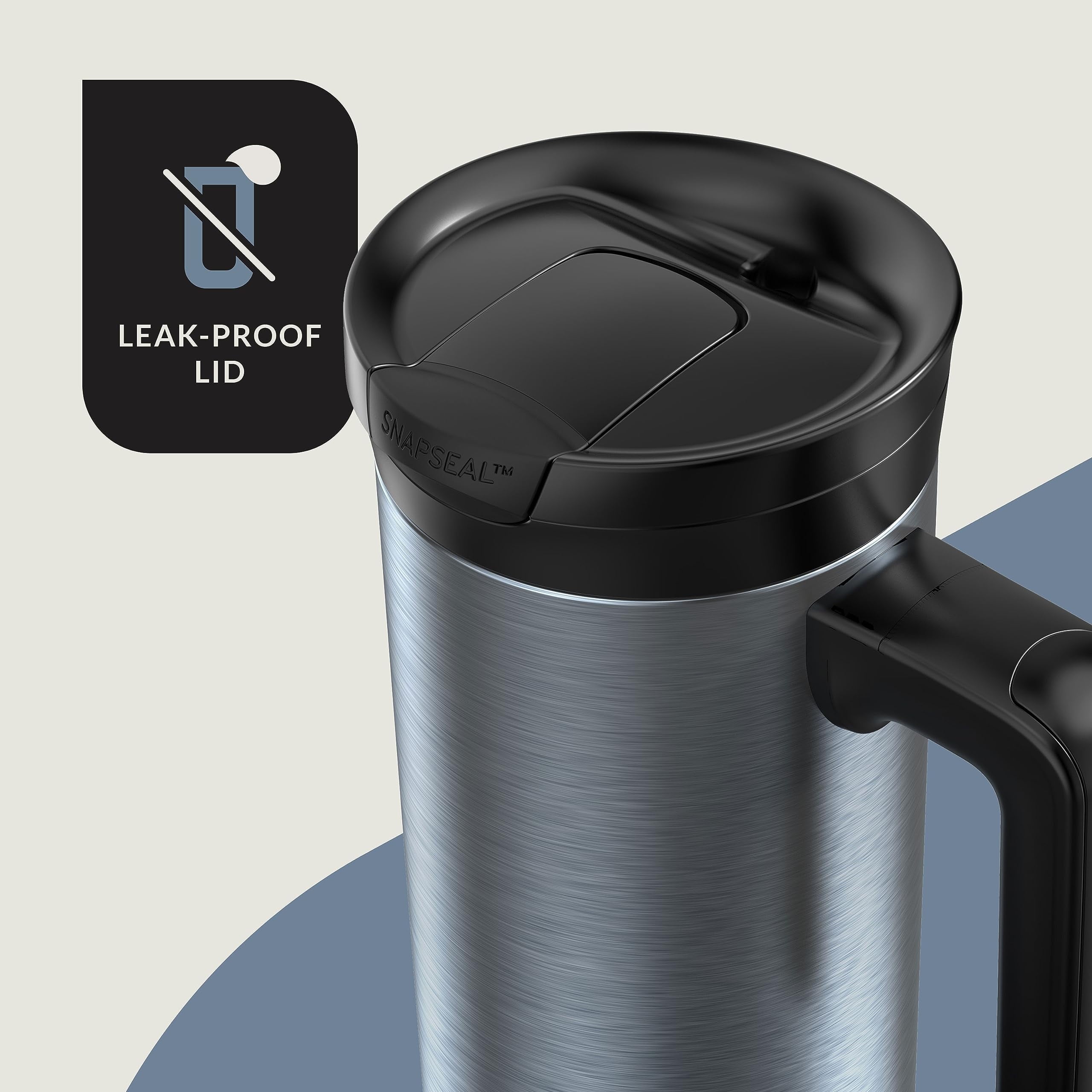 Contigo 20 oz. Superior 2.0 SnapSeal Stainless Steel Travel Mug - Dark Ice M35W