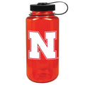 Scarlet Nebraska Huskers 32oz. Nalgene Sustainable Wide Mouth Water Bottle M179Z