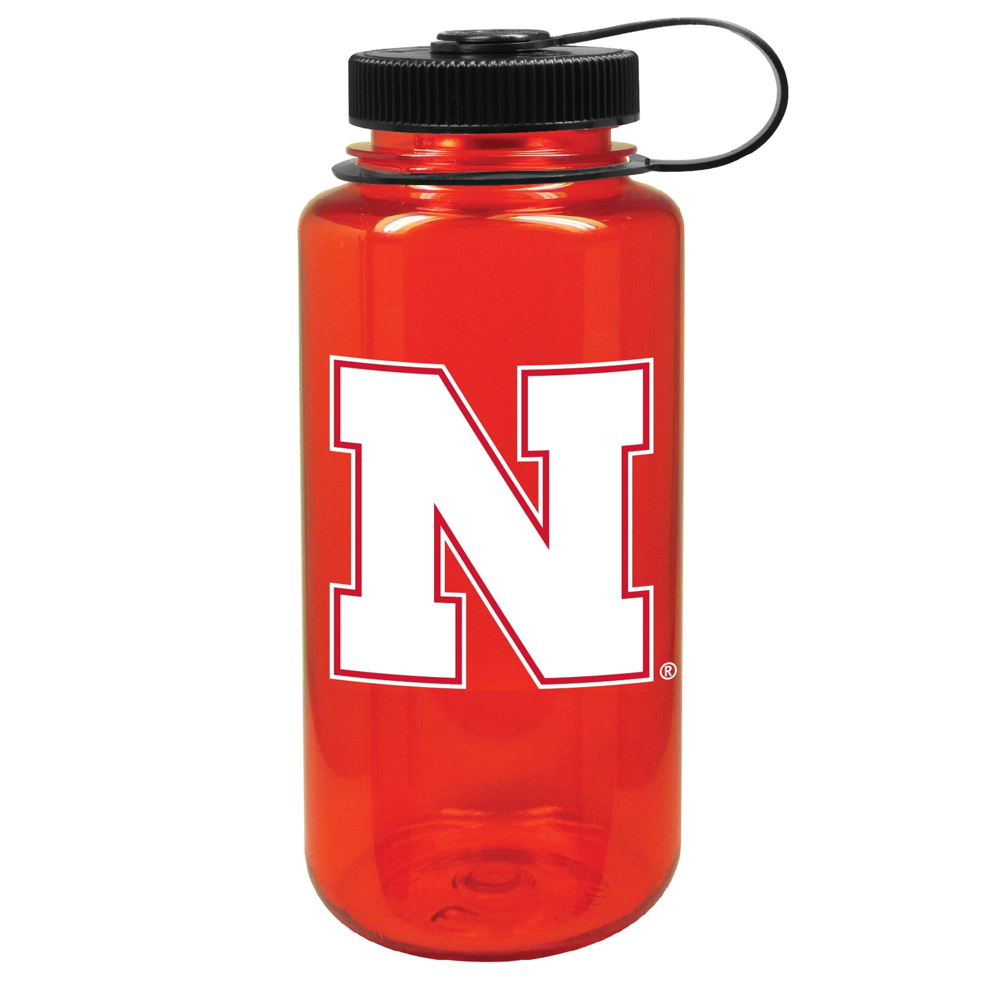 Scarlet Nebraska Huskers 32oz. Nalgene Sustainable Wide Mouth Water Bottle M179Z